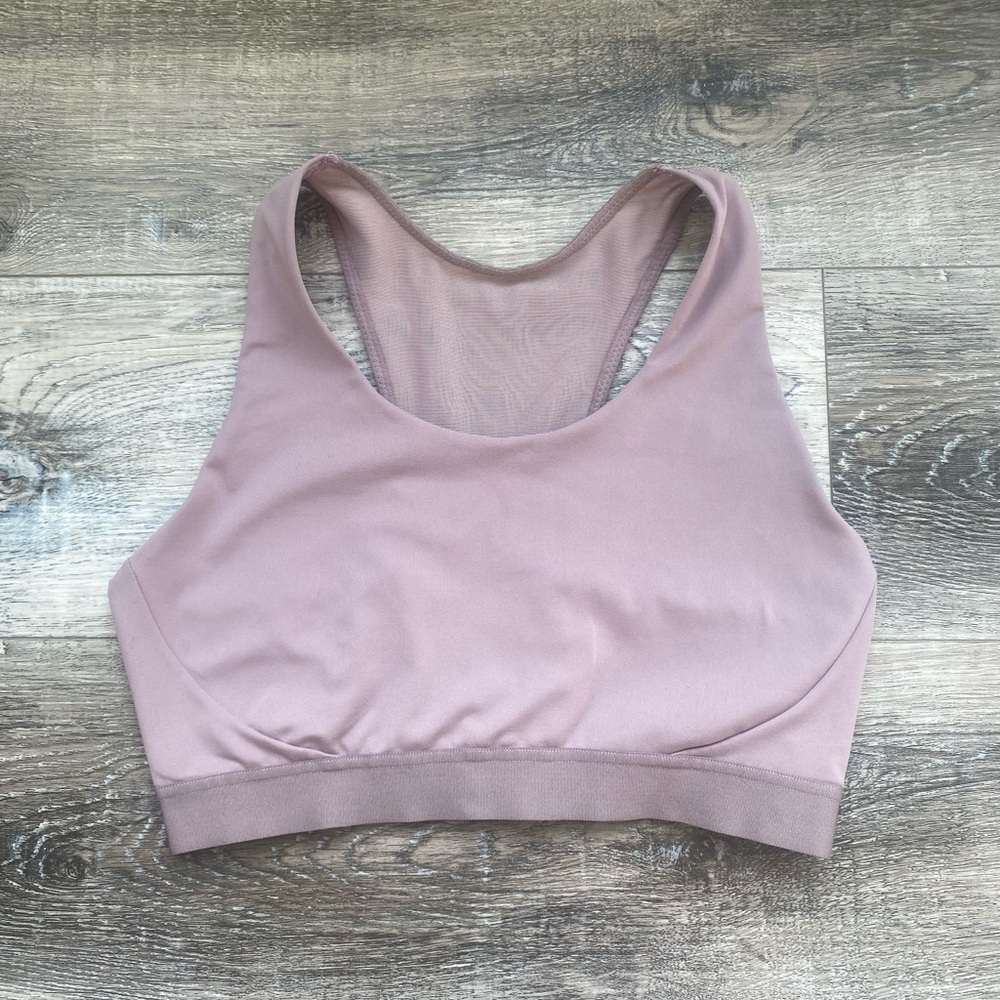 NEW BALANCE Pink Sports Bra with Phone Pocket